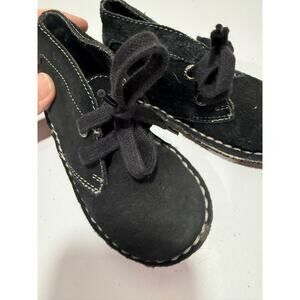 Nautica black suede boots kids size 7
